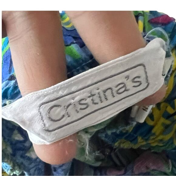 Vintage 1980s Cristina’s Tropical Fish High-Waist Shorts medium - Picture 5 of 16